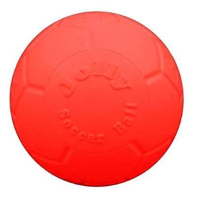 Jolly Pets Medium Soccer Ball Floating-Bouncing Dog Toy, 6 inch Diameter, Apple Green (SB06 GR)