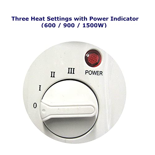 Optimus Portable 7 Fins Oil Filled Radiator Timer Heater, White #TOP3