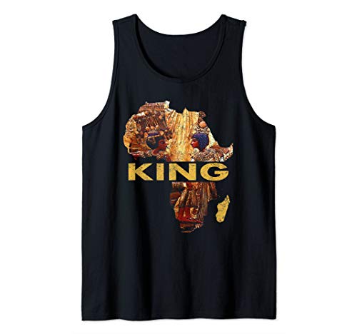 KING HUSBAND MAN WITH EGYPTIAN AFRICAN COUPLE Tank Top