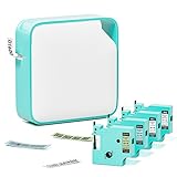 Vixic D1600 Label Maker Portable Label Maker Machine Bluetooth Printer for iPhone, Small Label Print