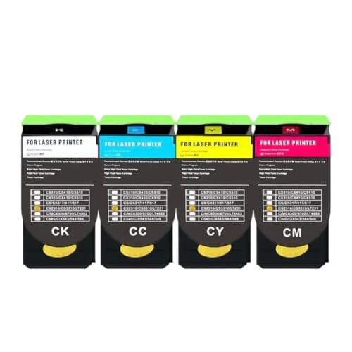 Boîte à poudre CS510 CX510 anti-taches : kit de remplacement pour imprimante laser