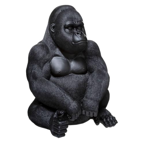 Atmosphera - Statue Gorille Assis H46 cm