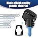awlbed 2 PCS Car Windshield Wiper Nozzle with Gasket, Durable Vehicle Wash Nozzle Assembly, Compatible with Chrysler Jeep Dodge Patriot Compass, Replacement OEM #5303834AB (Blue)