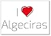 Mundus Souvenirs - Amo Algeciras, Imán para Nevera (diseño 3)