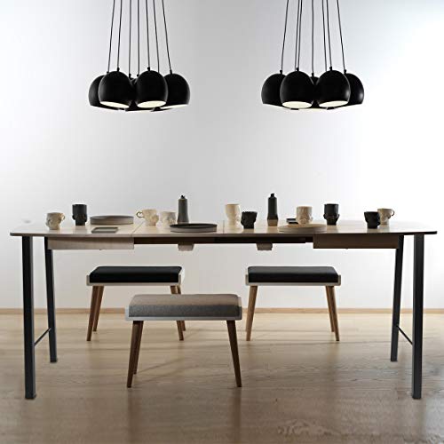 Tc-Homeny 30 Inches Dining Table Legs Set Of 2 Metal Legs Bench Legs Industry Coffee Table Desk #TOP2