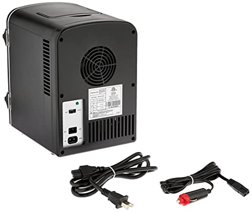 Rca Mini Retro 6 Can Beverage Refrigerator-Black, Rmis129-Black, 0.15 Cubic Feet #TOP2