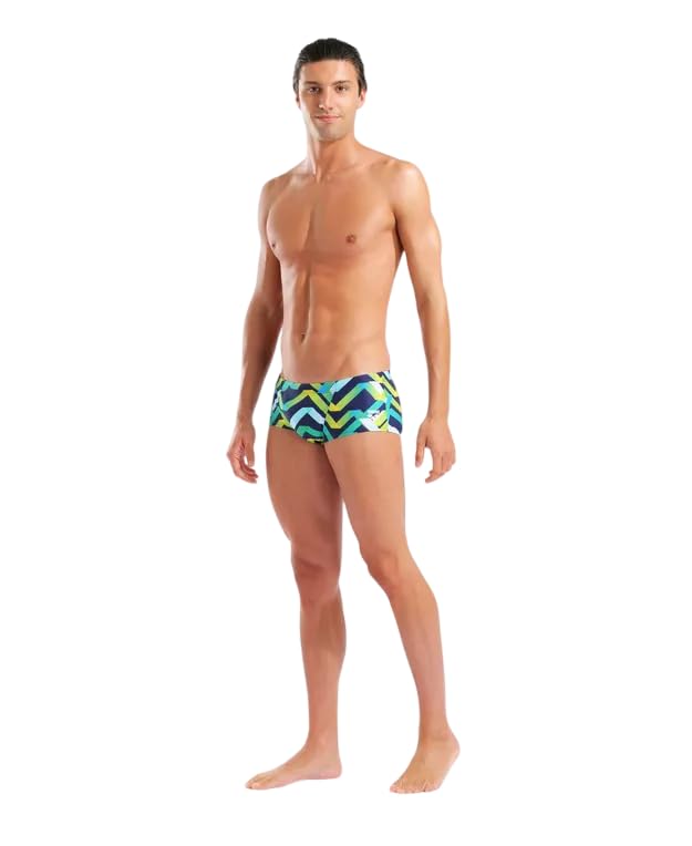 ARENA Costume Uomo Alto Trunk Low Waist Nuoto Piscina Swim Fantasia Taglia 46 ITA
