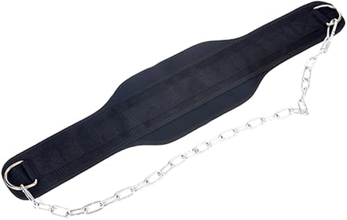 ALANES Weight Lifting Dipping Belt Strap with Chain for Gym Fitness Exercise Pull Up