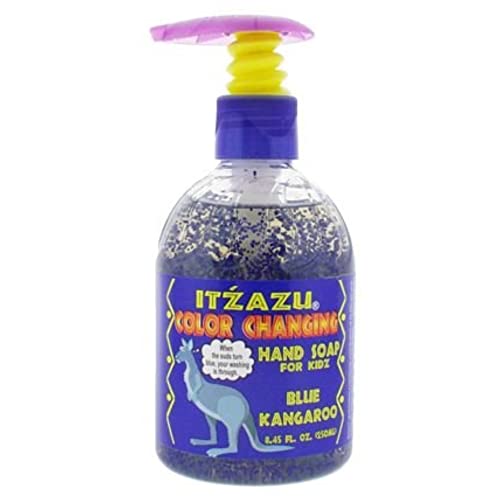 Tropical Seas - Itzazu - Color Changing Liquid Hand Soap For Kids - Gentle Liquid Hand Soap for Children - Blue Kangaroo - 8.45 Fl Oz (250ml)