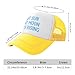 Unisex Baseball Cap Adjustable Slut Sun Cunt Moon Bitch Rising Mesh Trucker Cap Low Profile Dad Hat Yellow