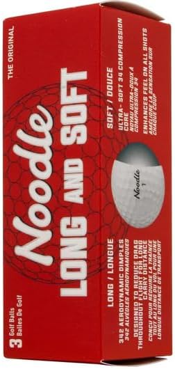 Taylor Made Noodle Long and Soft Logo Golf Balls - 15 Pack