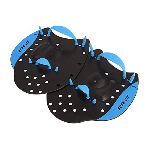 Unisex Swim Hand Paddles Gloves Swimming Training Paddles With Adjustable Straps Aquatic Gloves Water Resistance Aqua Fit Workout Fitness Gear, For Women Men Teens Kids (S) #TOP5