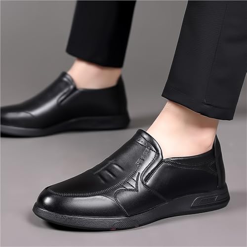 Men's Party Loafers Faux Leather Driving Loafers Casual Solid Color Round Toe Party Wedding Low Top Classic Slip On2