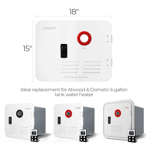 FOGATTI 15 x 18 Inches RV Water Heater White Door ONLY. Door kit for FOGATTI RV Water Heaters, Galvanized Steel
