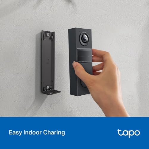 Tapo D205 2K 3MP Battery Doorbell Wireless, No Monthly Fee,160° FOV Ultra-Wide,Video Doorbell Wireless,2 Way Audio, TP-Link AI Detection,180 Days Battery,IP54,APP Control, Alexa/Google Home - Image 4