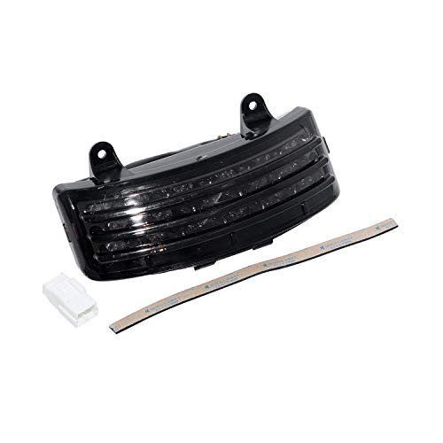 Motorcycle Smoke Tri-Bar Rear Fender LED Turn Signal Brake Light for Harley Street Glide Touring FLHX FLTRX