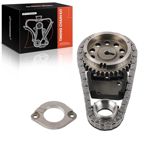 A-Premium 4PCS Engine Timing Chain Kit W/Sprocket Compatible with Dodge, Chrysler, Eagle & Plymouth - Grand Caravan, Town & Country, Concorde, Intrepid, Voyager, Dynasty, Imperial - OHV, V6 3.3L 3.8L