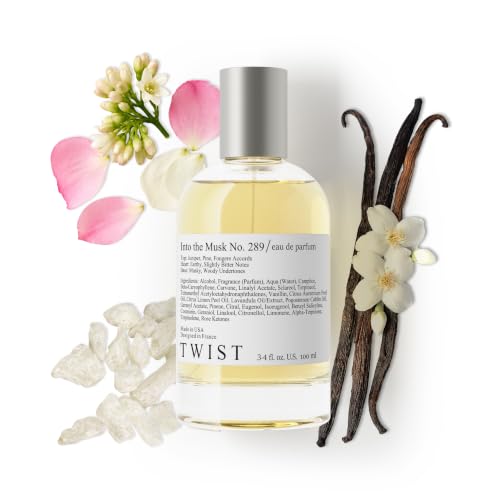 Twist Into the Musk No. 289 - Inspired by S Al Rehab, Long-Lasting Perfume for Women and Men, Vegan, Clean Ingredients, Juniper &amp; Musk – Spray 100 ml | 3.4 fl. oz.