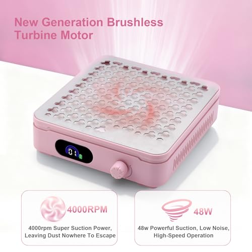 Recolector de polvo para uñas con 10 velocidades miniatura 3