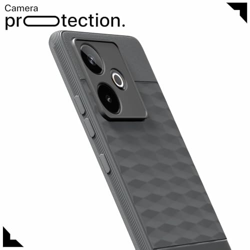 Image of Shockproof Case for Realme GT 7 5G / GT 7T 5G | Full Camera Protection | TPU Flexible Back Cover for Realme GT 7 5G / GT 7T 5G (Graphite Grey)