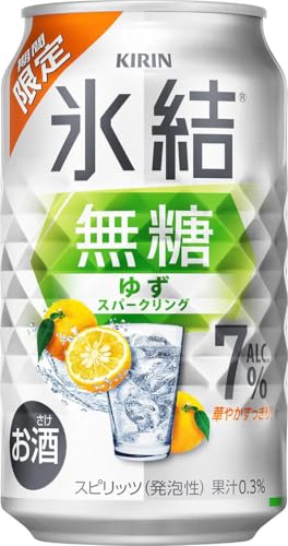 氷結無糖 チューハイ350ml×24本 キリン ゆずスパークリング ALC.7% サワー 酎ハイ お酒 甘くないのサムネイル