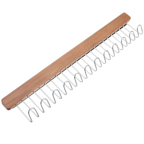 UTHCLO Appendiabiti in Legno Regolabile Salvaspazio per Canottiere e Reggiseni Gruccia Estensibile Multifunzione per Armadio Resistente e Stabile per Organizzare Scarpe e Cinture