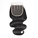 Forawme 130% 1B Body Wave Virgin Human Hair Swiss Lace Closure Soft Cheap Free Part Top Closure Pieces