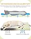 KSIIA Orthopädisches Hundebett Grosse Hunde, Hundekissen Waschbar 105x70cm, Hundebetten mit Abnehmbarer Deckel, Hundematte Doppelseitig Wendbare, Grau