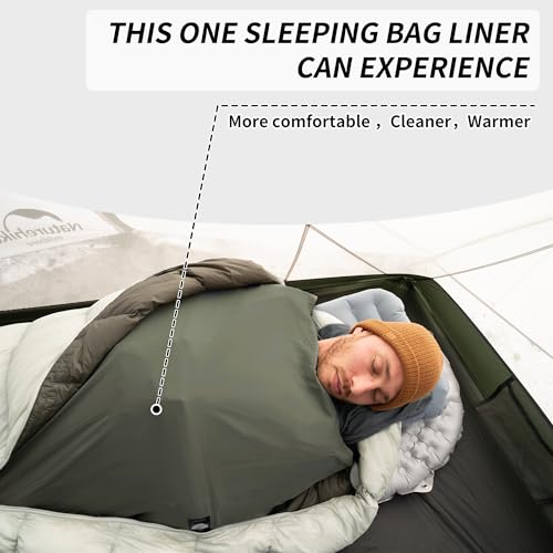Naturehike 4.5Oz Ultralight Washable Sleeping Bag Liner thumb #4