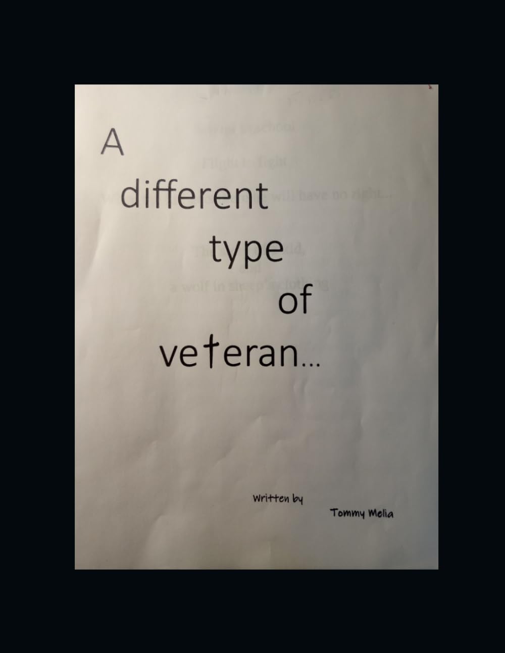 A Different Type of Veteran