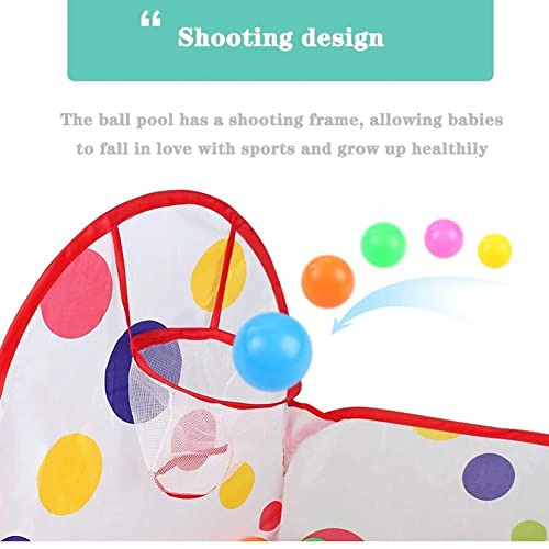 Tenda Gioco 3 In 1 Unicorno Per Bambini - Casetta, Tunnel E Piscina Palline, Regalo Compleanno - Foto 6