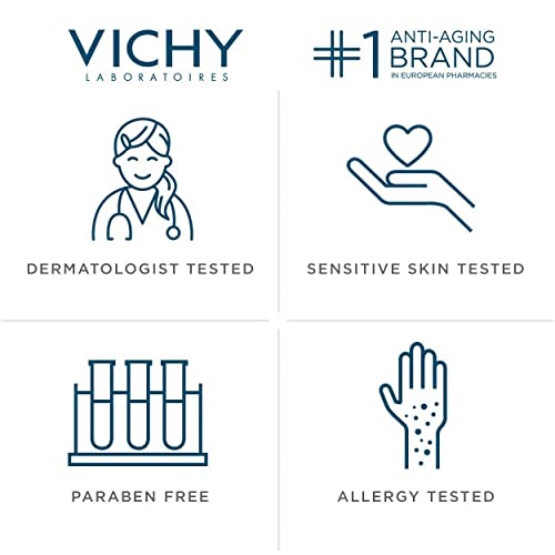 Vichy Mineral Double Glow Peel Face Mask With Exfoliating Aha Fruit Acids, Oil-Free Face Mask To Refine And Illuminate Skin, Paraben-Free #TOP3