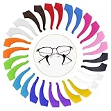 YINGFENG 17 Pairs Multicolored Anti-slip Eyeglass Ear Grips Hook, Kids and Adults Sport Eyeglass Strap Holder, Eyewear Retainer with Box, Silicone Anti Slip Holder for Glasses for Eyeglass Temple Tip