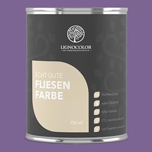 Lignocolor Fliesenfarbe matt Lavendel, 750 ml
