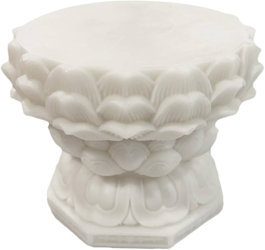 Amazon｜YUYAKESHI 仏像用 丸型 蓮華型 ココヤシの果実 台 供物 台座