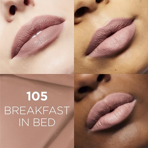 L'Oreal Paris Infallible Matte Resistance Liquid Lipstick, up to 16 Hour Wear, Breakfast in Bed 105, 0.16 Fl Oz - Image 3