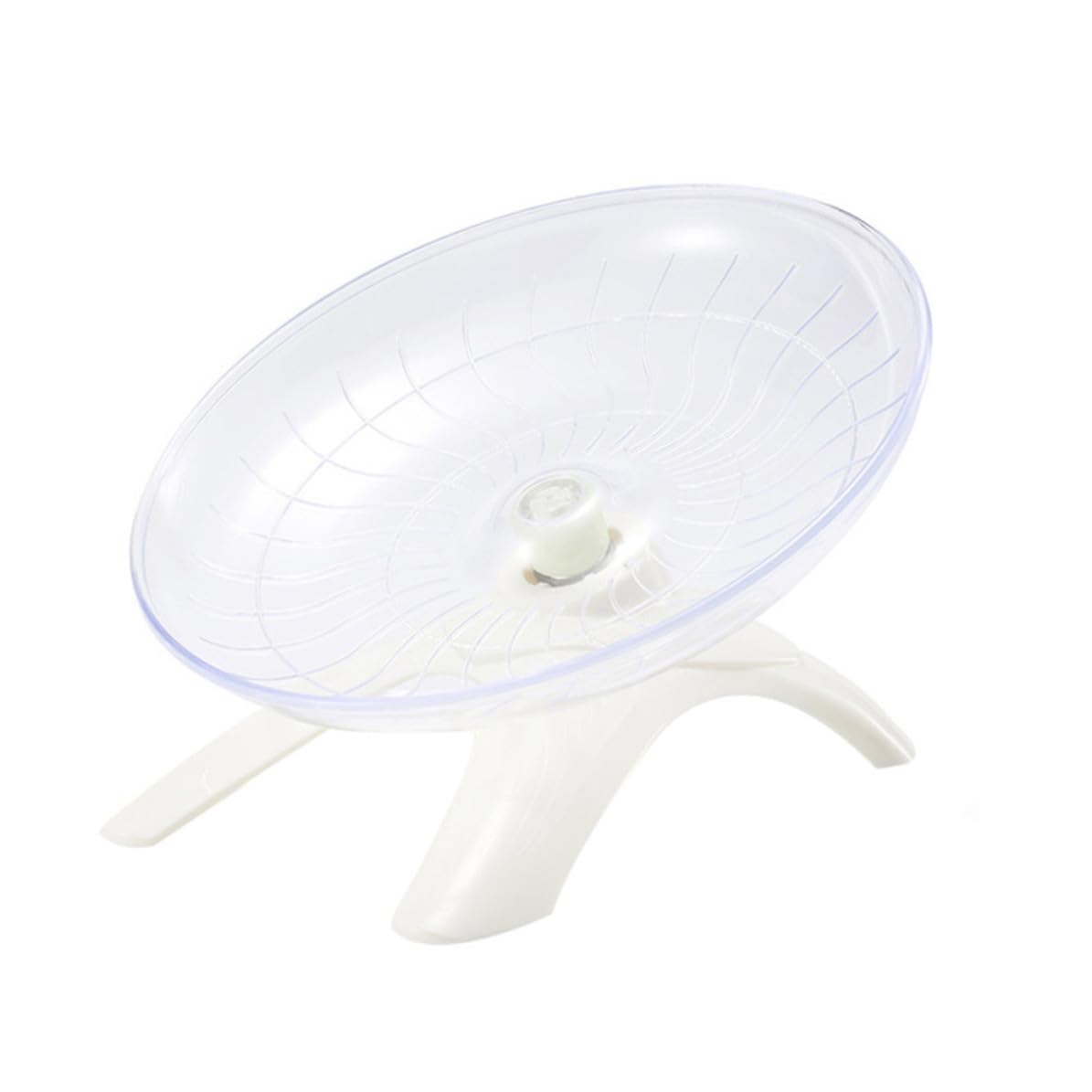 Hamster Exercise Wheel Silent Flying Saucer 30cm White
