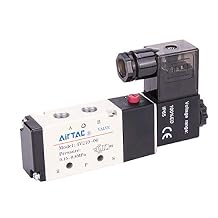 Pneumatic Solenoid Air Valve 4V210-06 DC 24V PT 1/8" 2 Position 5 Way Normally Closed