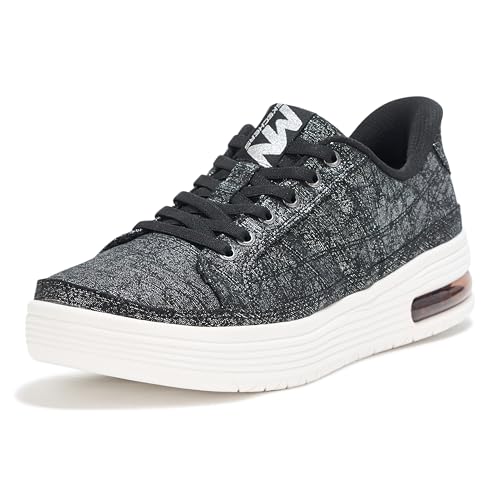 [Skechers] Xj[J[u[c Sup-air-Gleem Hands Free Slip-ins fB[X ubN/Vo[ 24.5 cm