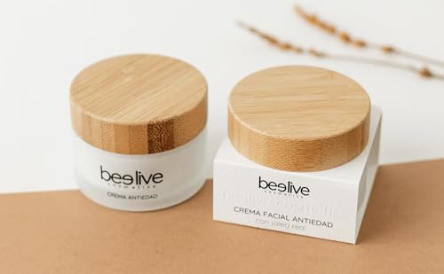 Crema Antiedad con Jalea Real. Crema hidratante facial mujer 50 Ml. Cremas Antiedad de día, efecto Antiarrugas, hidratante. Piel más radiante y luminosa. Tratamiento antiedad, efecto Lifting