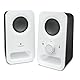 Logitech Z150 PC-Lautsprecher, Stereo Sound, 2 Lautsprecher, 6 Watt Spitzenleistung, 3,5 mm Eingang, Regler am rechten Lautsprecher, Kopfhörerbuchse, EU Stecker, PC/TV/Handy/Tablet - Weiß