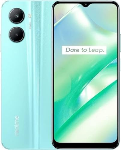 realme C33 Dual-SIM 32GB ROM + 3GB RAM (GSM Only | No CDMA) Factory Unlocked 4G/LTE Smartphone (Aqua Blue) - International Version