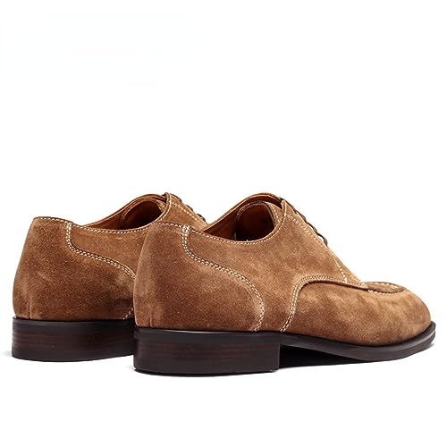 Mens Dress Shoes Suede Leather Derby Oxford Shoes for Men4