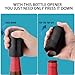 2 PACK Push Down-Pop Off Beer Bottle Opener with Magnetic Cap Catcher No Damage to Caps,Automatic Decapitator Beer/Soda Magnet Bottle Top Openers,One-Hand Easy/Funny Open,Cool Bartender Tools (Black)