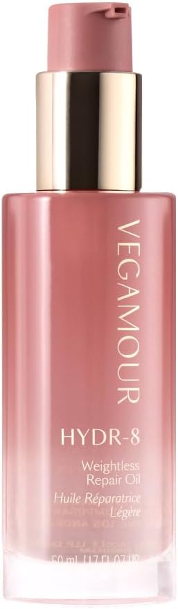 - VEGAMOUR HYDR-8 Weightless Repair Oil | Strengthens, Smooths and Adds Shine with Marula Oil and Vitamin C | For All Hair Types | Formulated Without Silicones, Vegan and Cruelty-Free