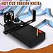 Heat Cutting Ribbon Cutter, Electric Rope Cutter, Hot Ribbon Cutter Machine Safe Electric Ribbon Cutter Tool Small Ribbon Thermal Cutter for Elastic Band Braided Ribbon (With Fan)