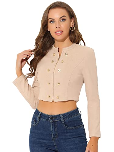 Image of Allegra K Cropped Jacket for Women