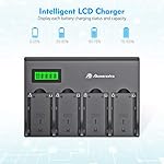 Powerextra-4-Pack-Batteries-and-4-Channel-Charger-for-Sony-NP-F970-NP-F960-NP-F950-NP-F930-NP-F770-NP-F750-NP-F570-NP-F550