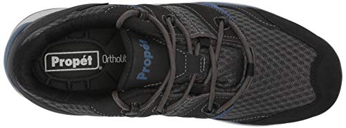 Propét Mens Vercors Hiking Shoe, Grey/Blue, 10 Xx-Wide Us #TOP4