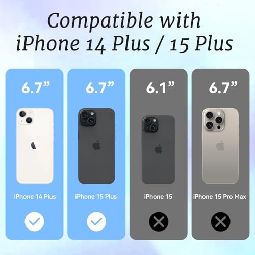 ChiCaseVer for iPhone 14 Plus / 15 Plus Case Compatible with MagSafe Ocean - image 2
